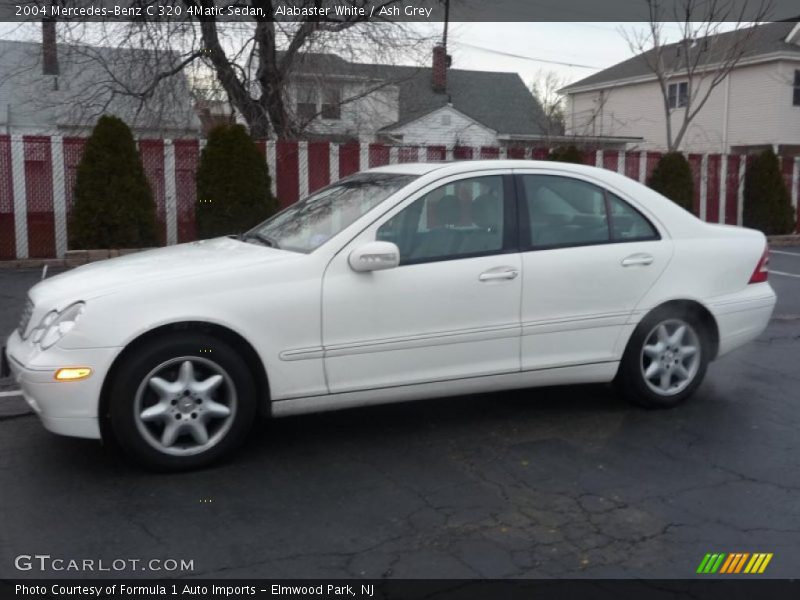 Alabaster White / Ash Grey 2004 Mercedes-Benz C 320 4Matic Sedan