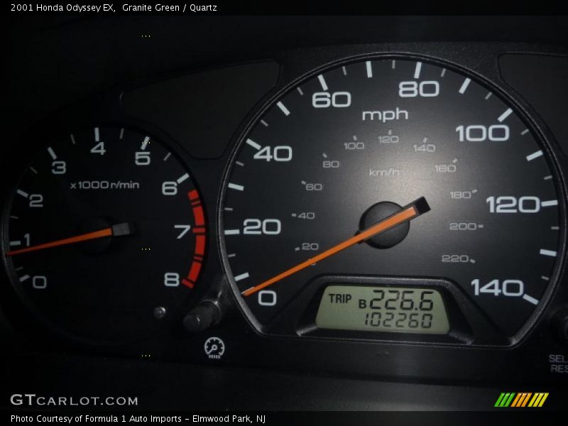 Granite Green / Quartz 2001 Honda Odyssey EX