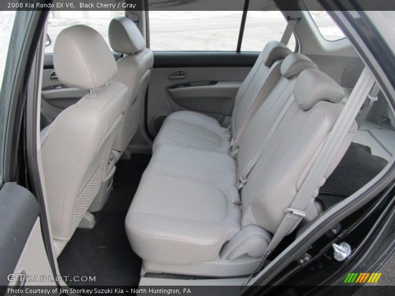 Black Cherry / Gray 2008 Kia Rondo EX V6
