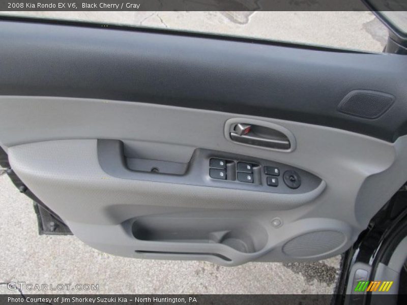 Black Cherry / Gray 2008 Kia Rondo EX V6