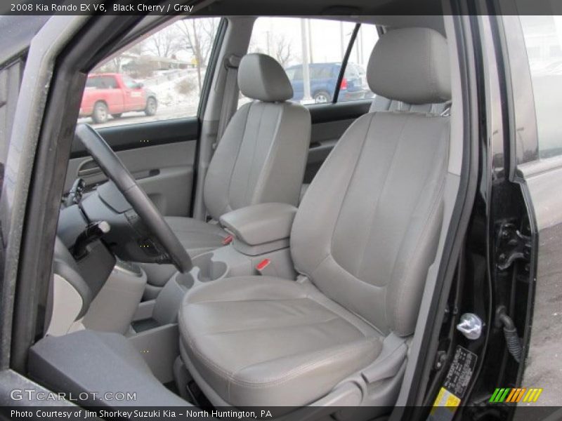 Black Cherry / Gray 2008 Kia Rondo EX V6