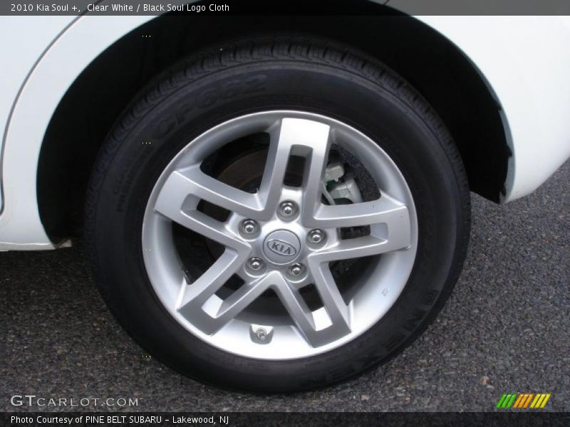 Clear White / Black Soul Logo Cloth 2010 Kia Soul +