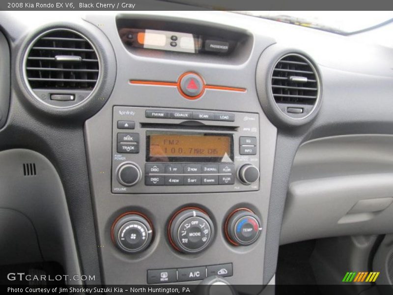 Black Cherry / Gray 2008 Kia Rondo EX V6