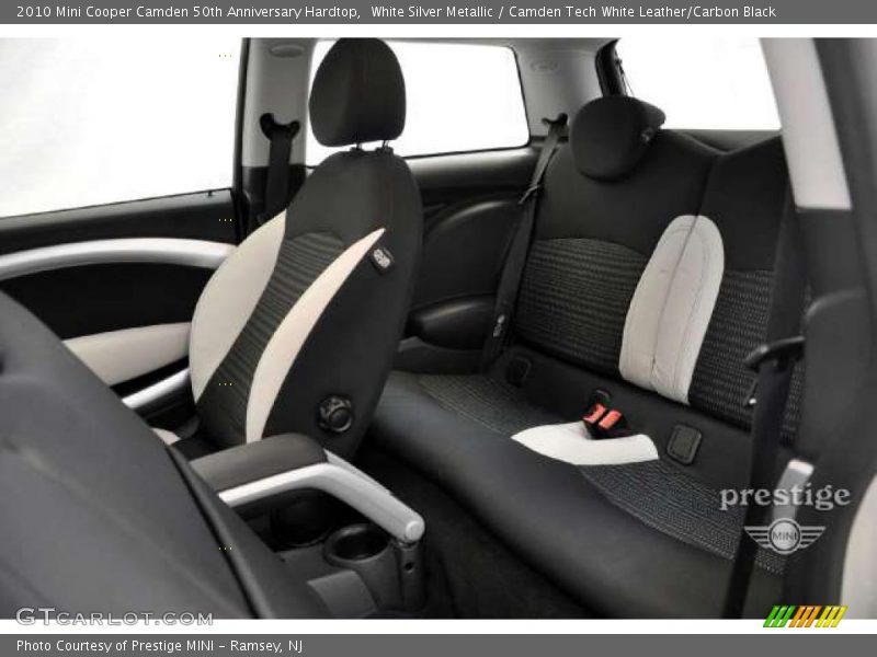 White Silver Metallic / Camden Tech White Leather/Carbon Black 2010 Mini Cooper Camden 50th Anniversary Hardtop