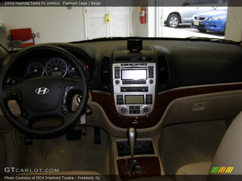 Platinum Sage / Beige 2009 Hyundai Santa Fe Limited