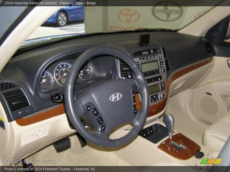 Beige Interior - 2009 Santa Fe Limited 