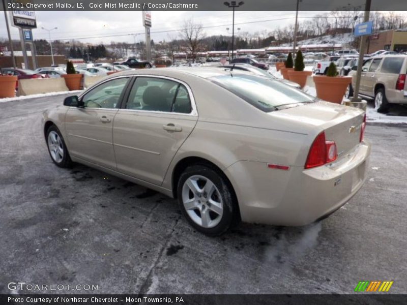 Gold Mist Metallic / Cocoa/Cashmere 2011 Chevrolet Malibu LS