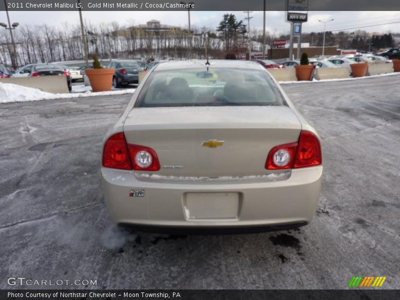 Gold Mist Metallic / Cocoa/Cashmere 2011 Chevrolet Malibu LS