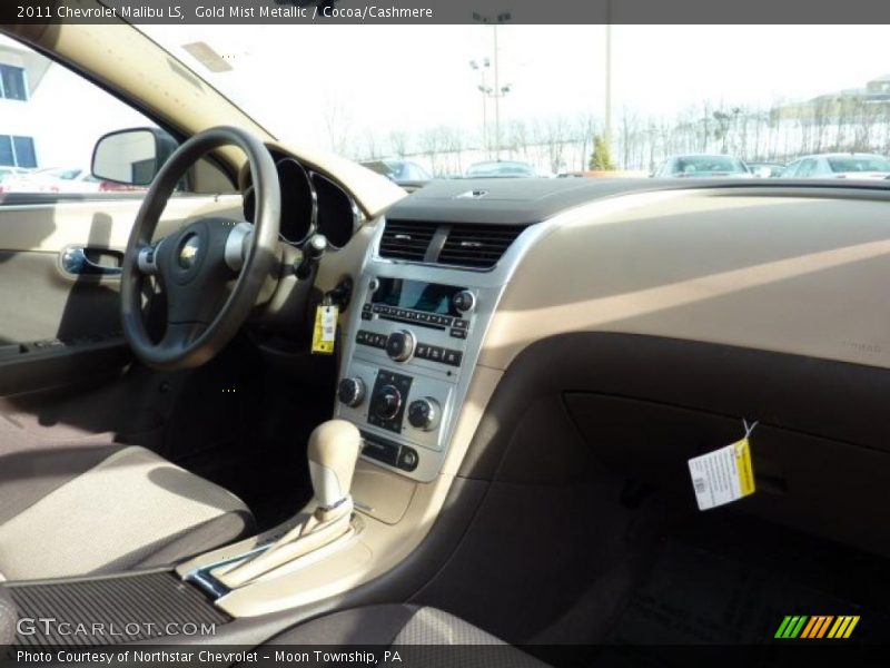 Gold Mist Metallic / Cocoa/Cashmere 2011 Chevrolet Malibu LS
