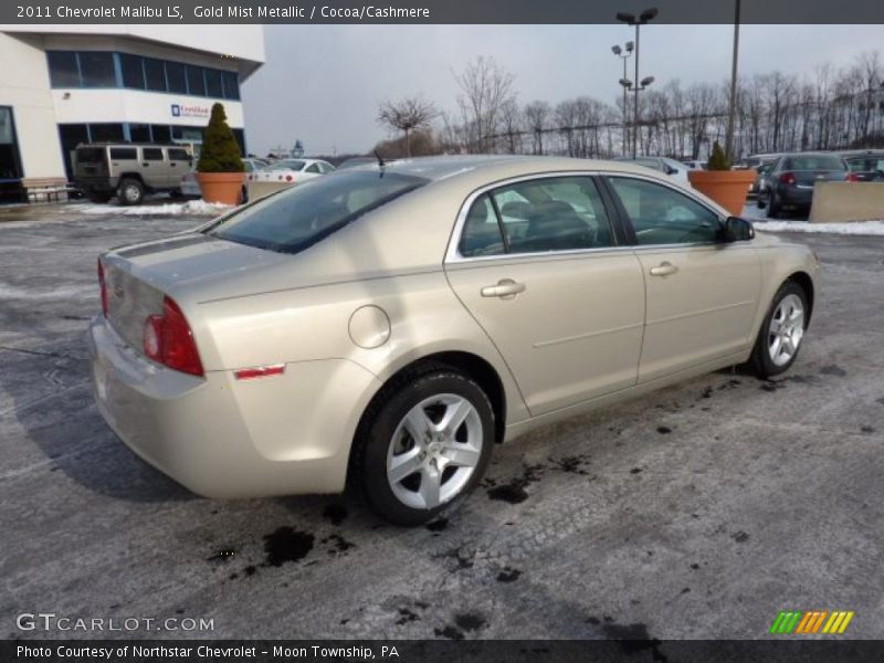 Gold Mist Metallic / Cocoa/Cashmere 2011 Chevrolet Malibu LS