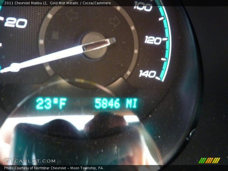 Gold Mist Metallic / Cocoa/Cashmere 2011 Chevrolet Malibu LS
