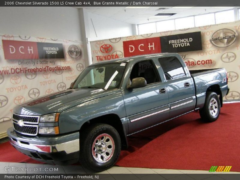 Blue Granite Metallic / Dark Charcoal 2006 Chevrolet Silverado 1500 LS Crew Cab 4x4