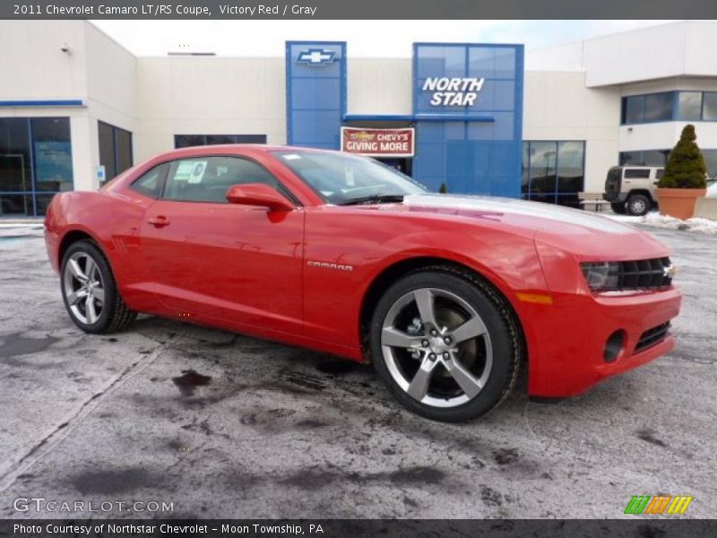 Victory Red / Gray 2011 Chevrolet Camaro LT/RS Coupe