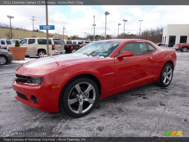 Victory Red / Gray 2011 Chevrolet Camaro LT/RS Coupe