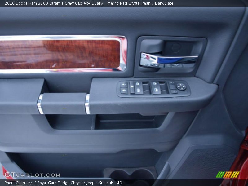 Inferno Red Crystal Pearl / Dark Slate 2010 Dodge Ram 3500 Laramie Crew Cab 4x4 Dually