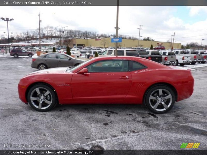 Victory Red / Gray 2011 Chevrolet Camaro LT/RS Coupe
