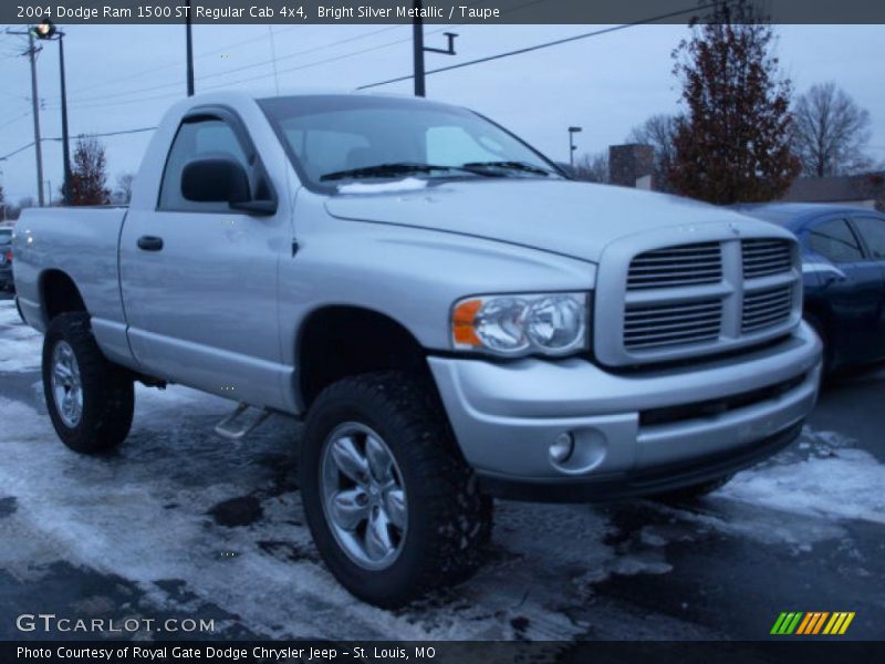 Bright Silver Metallic / Taupe 2004 Dodge Ram 1500 ST Regular Cab 4x4