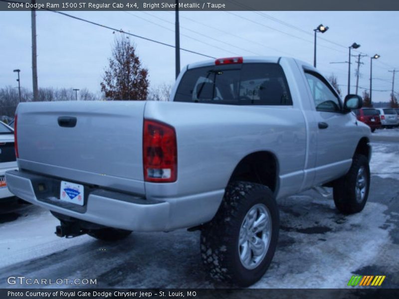 Bright Silver Metallic / Taupe 2004 Dodge Ram 1500 ST Regular Cab 4x4