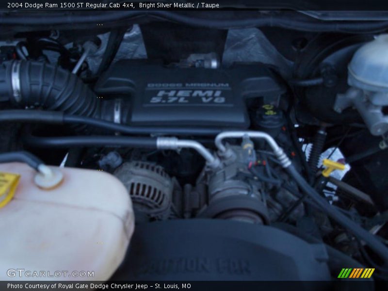 Bright Silver Metallic / Taupe 2004 Dodge Ram 1500 ST Regular Cab 4x4