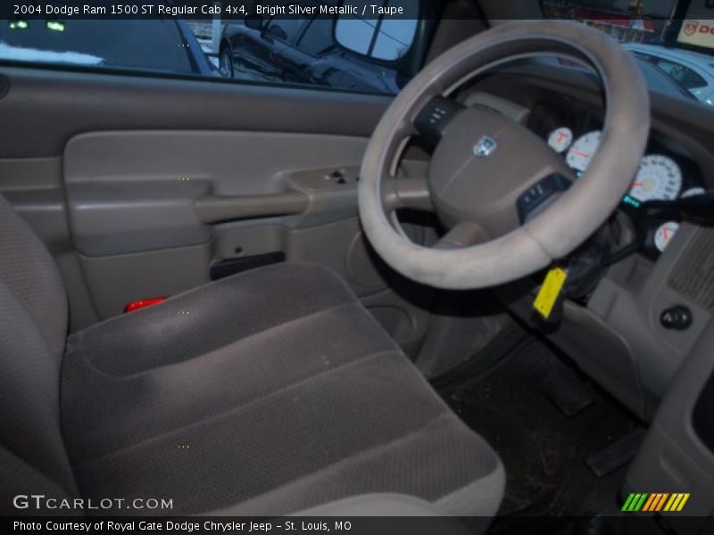Bright Silver Metallic / Taupe 2004 Dodge Ram 1500 ST Regular Cab 4x4