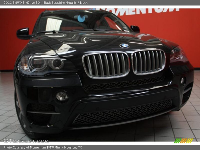 Black Sapphire Metallic / Black 2011 BMW X5 xDrive 50i