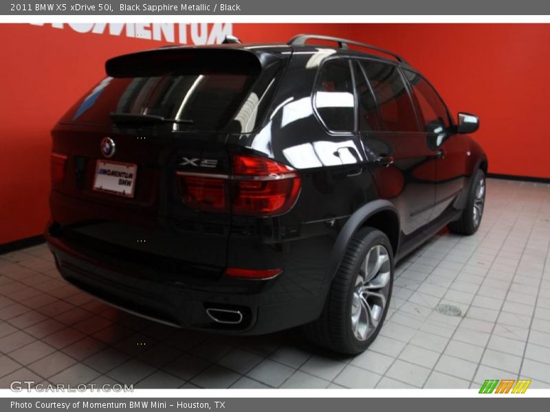 Black Sapphire Metallic / Black 2011 BMW X5 xDrive 50i