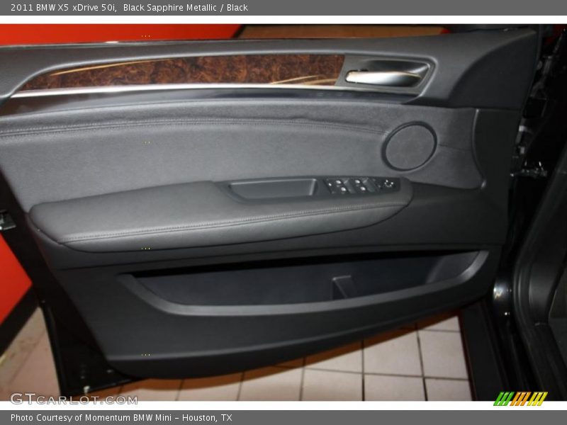 Black Sapphire Metallic / Black 2011 BMW X5 xDrive 50i