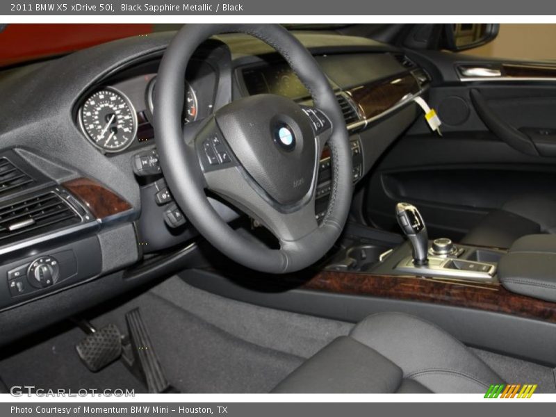Black Sapphire Metallic / Black 2011 BMW X5 xDrive 50i