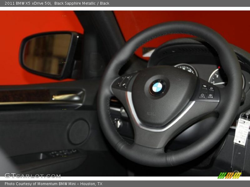 Black Sapphire Metallic / Black 2011 BMW X5 xDrive 50i