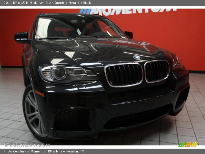 Black Sapphire Metallic / Black 2011 BMW X5 M M xDrive