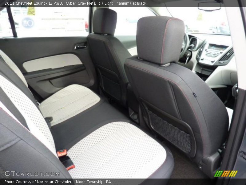 Cyber Gray Metallic / Light Titanium/Jet Black 2011 Chevrolet Equinox LS AWD