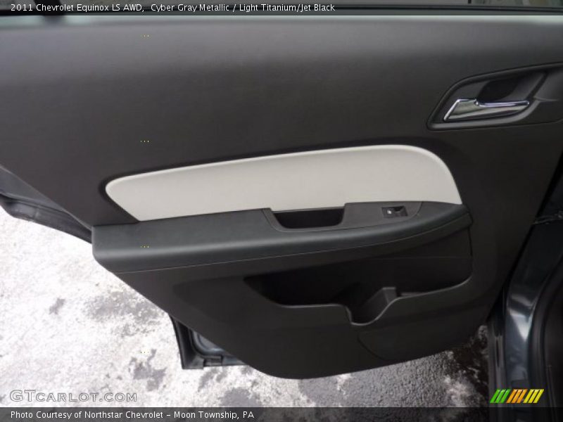 Cyber Gray Metallic / Light Titanium/Jet Black 2011 Chevrolet Equinox LS AWD