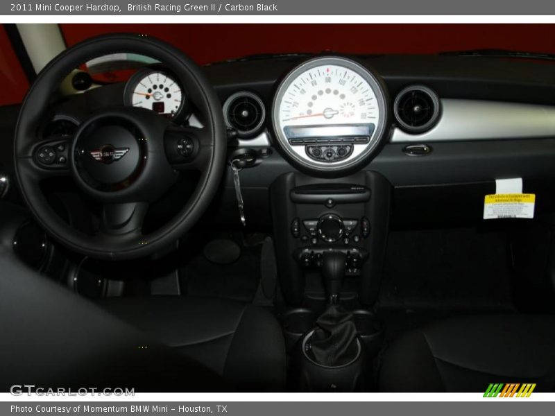 British Racing Green II / Carbon Black 2011 Mini Cooper Hardtop