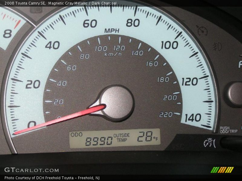 Magnetic Gray Metallic / Dark Charcoal 2008 Toyota Camry SE