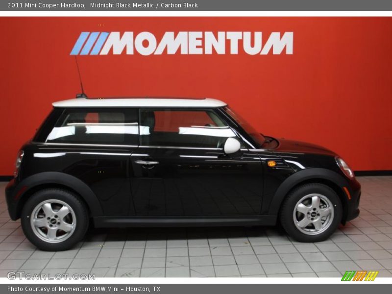 Midnight Black Metallic / Carbon Black 2011 Mini Cooper Hardtop