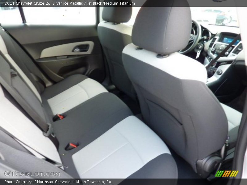 Silver Ice Metallic / Jet Black/Medium Titanium 2011 Chevrolet Cruze LS