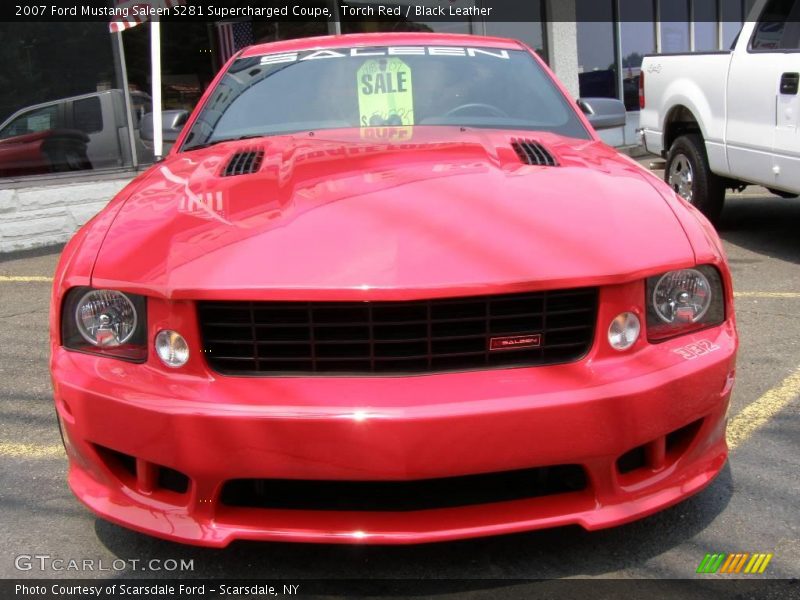 Torch Red / Black Leather 2007 Ford Mustang Saleen S281 Supercharged Coupe