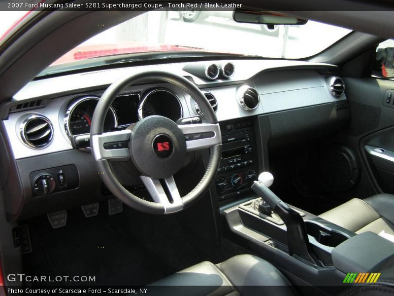 Torch Red / Black Leather 2007 Ford Mustang Saleen S281 Supercharged Coupe
