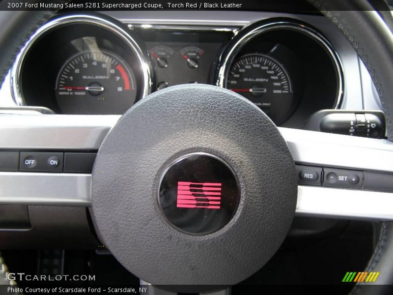 Torch Red / Black Leather 2007 Ford Mustang Saleen S281 Supercharged Coupe