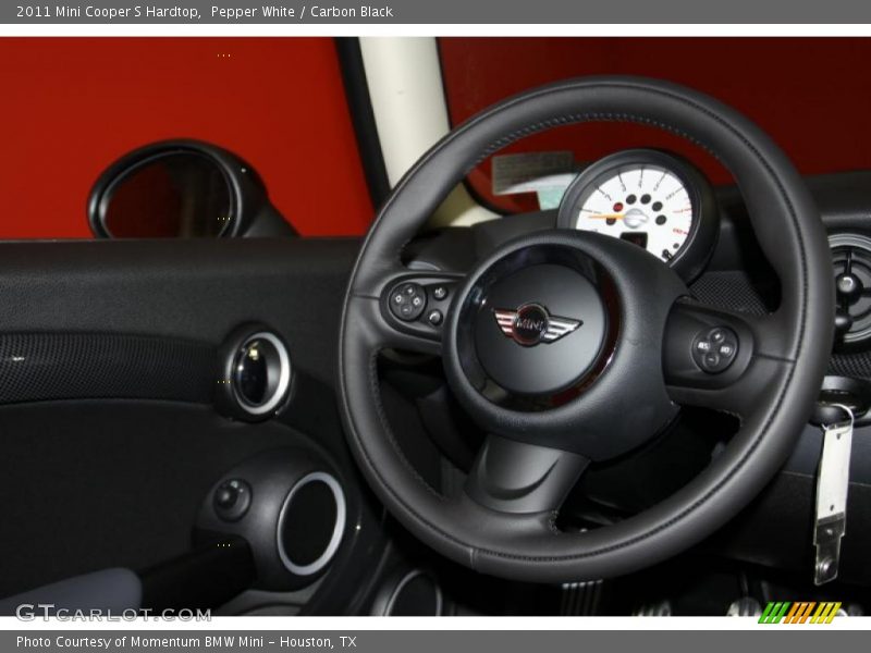 Pepper White / Carbon Black 2011 Mini Cooper S Hardtop