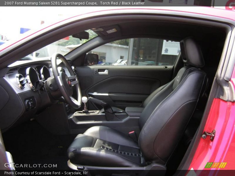 Torch Red / Black Leather 2007 Ford Mustang Saleen S281 Supercharged Coupe