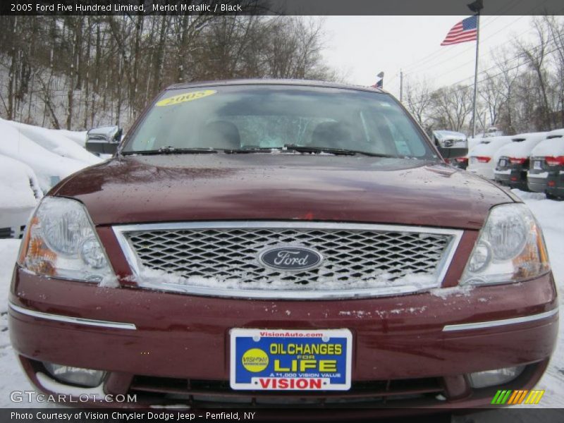 Merlot Metallic / Black 2005 Ford Five Hundred Limited