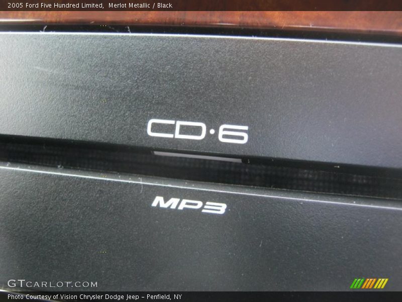 Merlot Metallic / Black 2005 Ford Five Hundred Limited