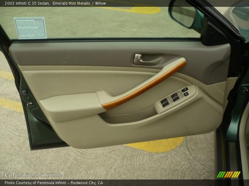 Door Panel of 2003 G 35 Sedan
