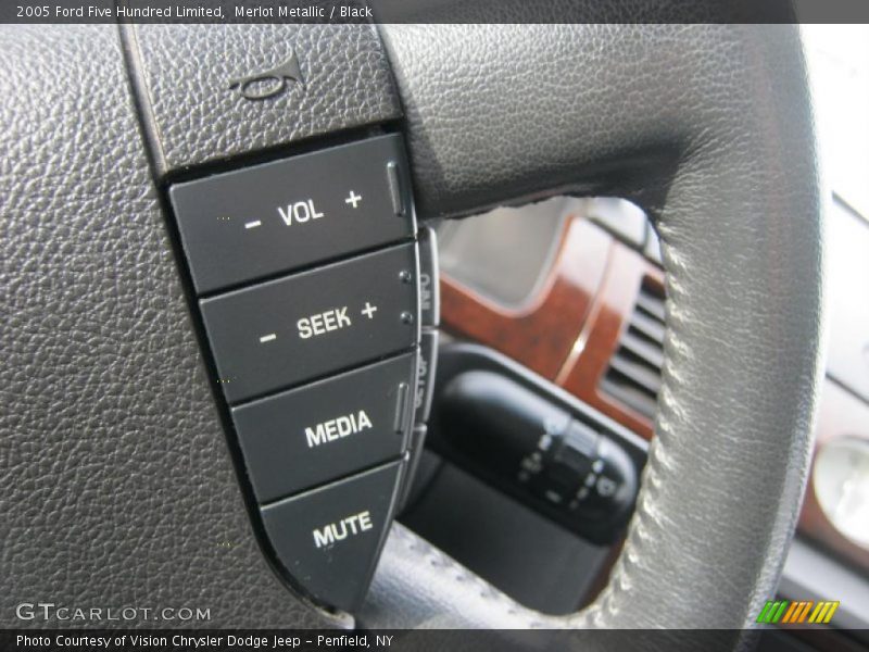 Merlot Metallic / Black 2005 Ford Five Hundred Limited