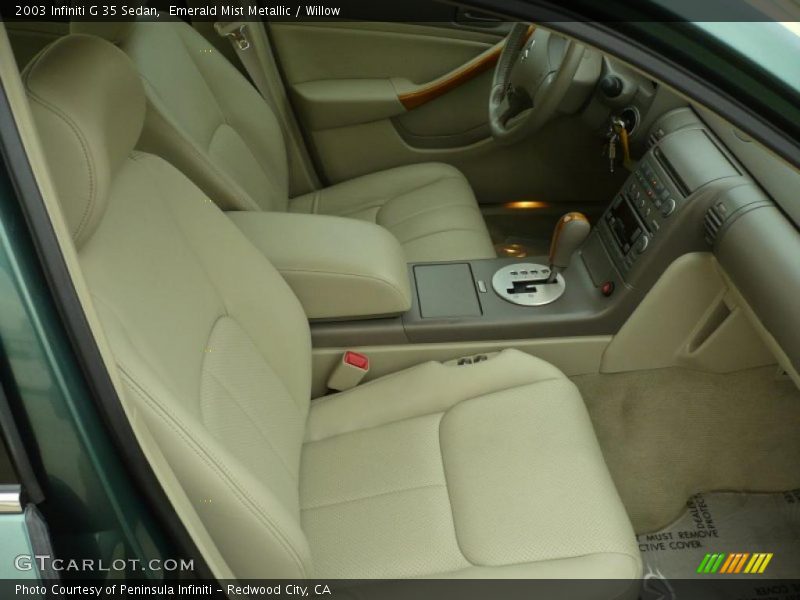  2003 G 35 Sedan Willow Interior