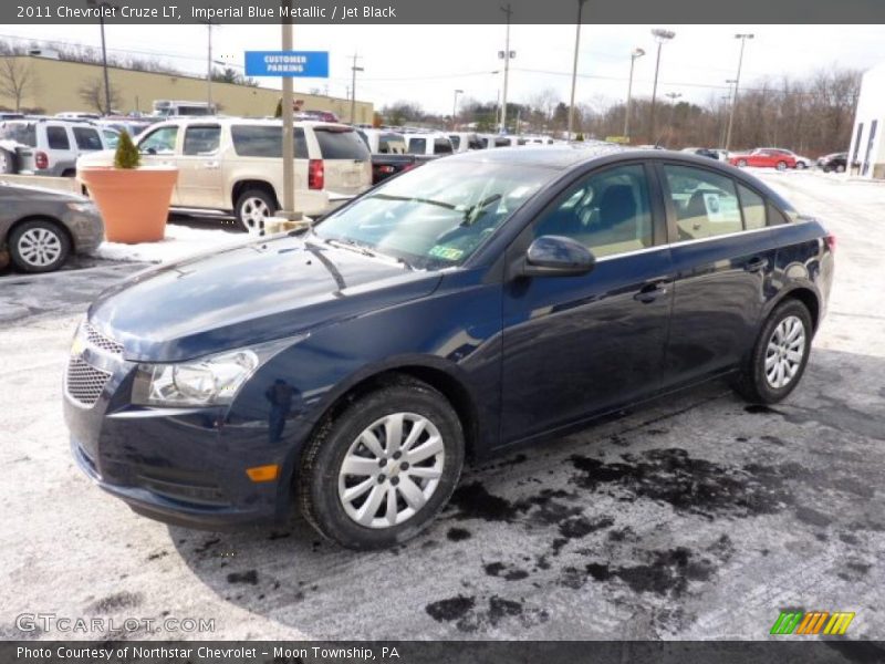 Imperial Blue Metallic / Jet Black 2011 Chevrolet Cruze LT