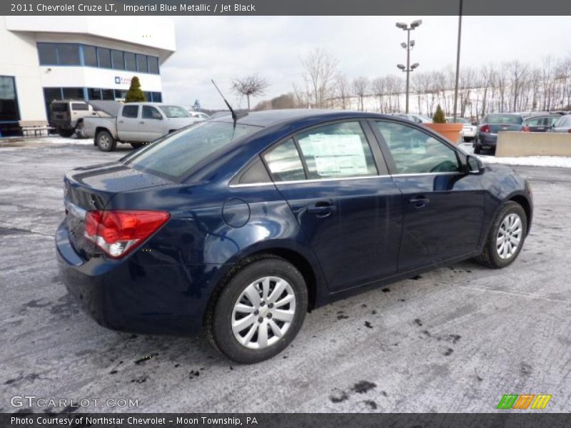 Imperial Blue Metallic / Jet Black 2011 Chevrolet Cruze LT