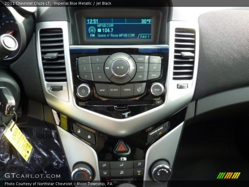 Imperial Blue Metallic / Jet Black 2011 Chevrolet Cruze LT