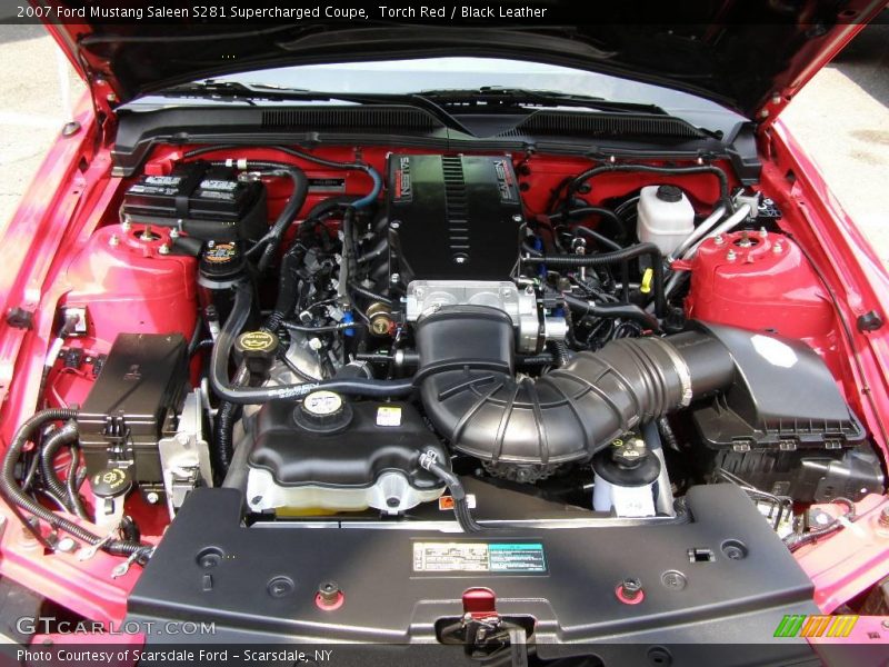 Torch Red / Black Leather 2007 Ford Mustang Saleen S281 Supercharged Coupe